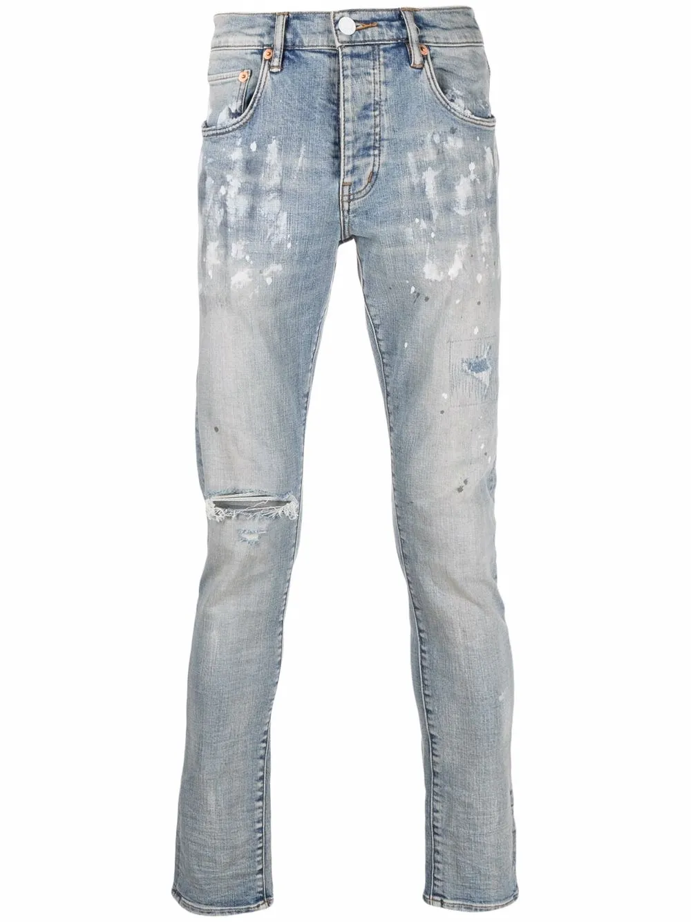 

Purple Brand distressed ripped jeans - Blue