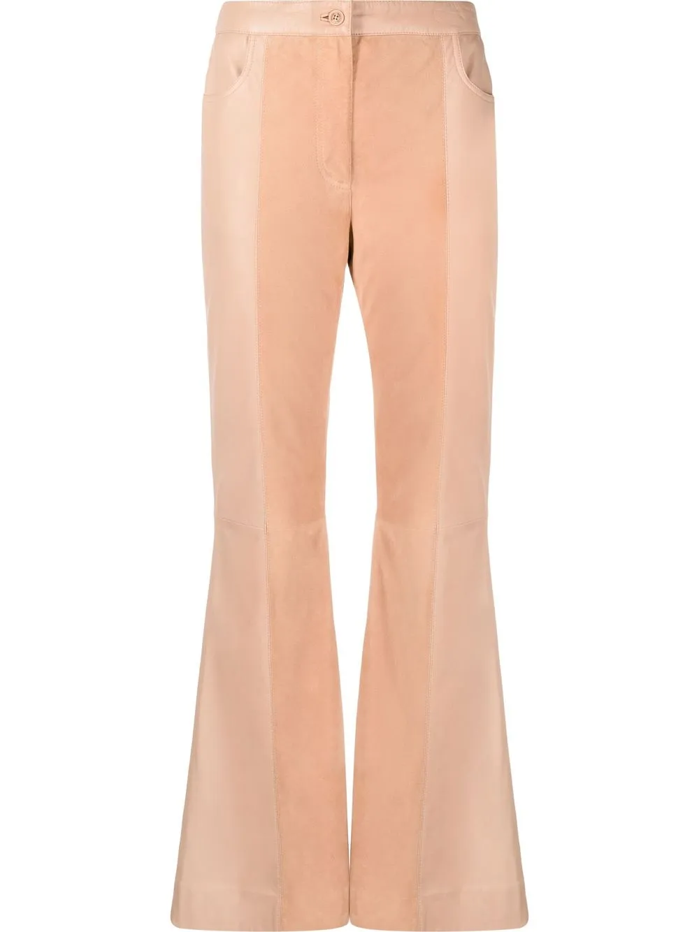 

Boutique Moschino split panelled flared trousers - Neutrals