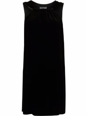BOUTIQUE MOSCHINO 黒 ノースリーブ ワンピース BOUTIQUE MOSCHINO 黒 ノースリーブ ワンピース（Boutique