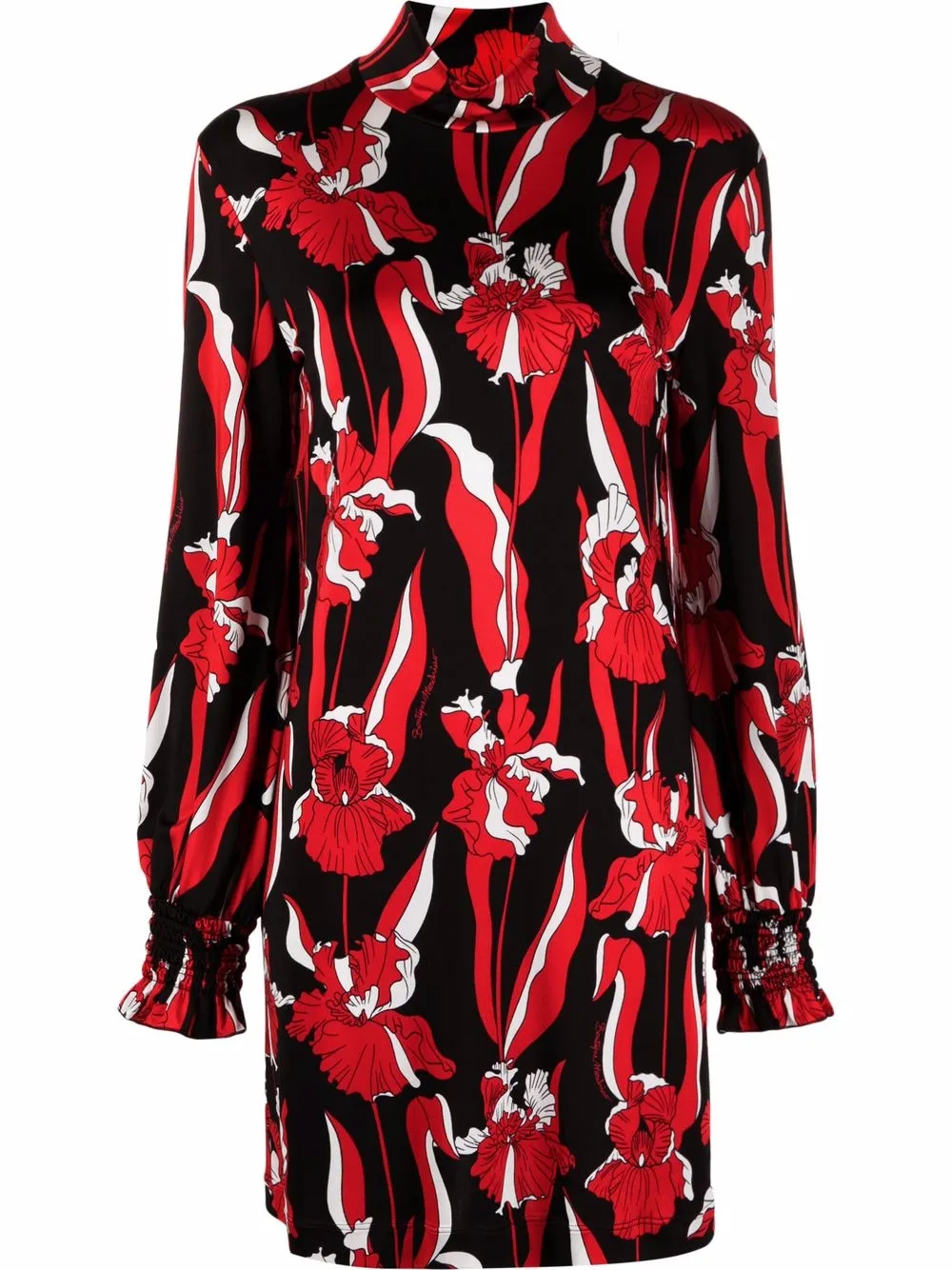 

Boutique Moschino vestido con estampado gráfico - Rojo