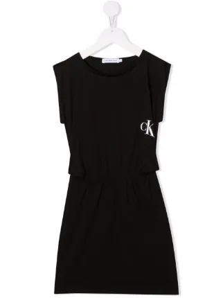 calvin klein jersey dress Modal Blend Jersey Print Slim Midi Dress