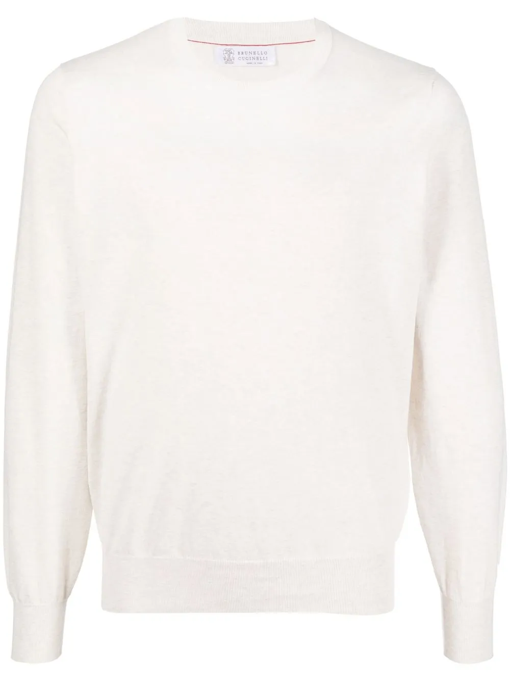 

Brunello Cucinelli crew-neck cotton jumper - Neutrals