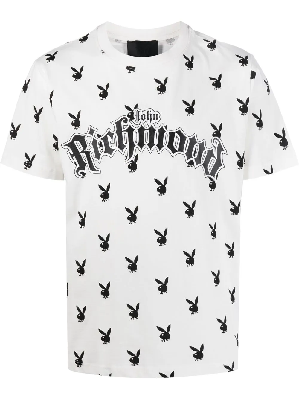 

John Richmond playera con logo estampado de John Richmond x Playboy - Blanco