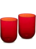 Dolce & Gabbana hand-blown Murano glasses (set of 2) - Red