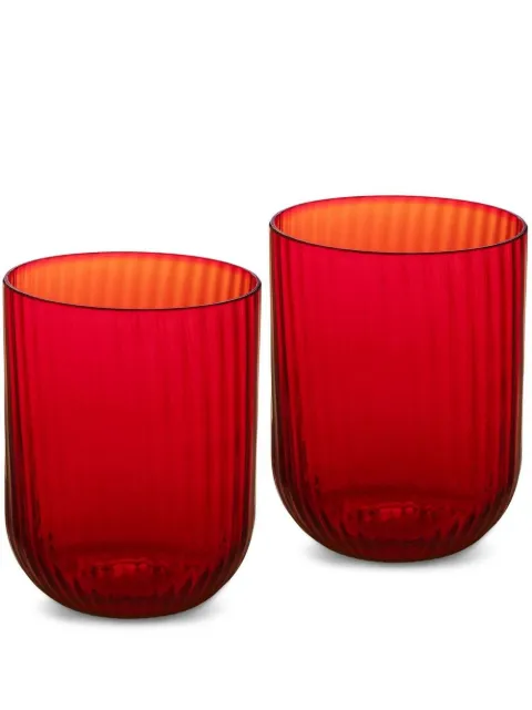 Dolce & Gabbana hand-blown Murano glasses (set of 2)