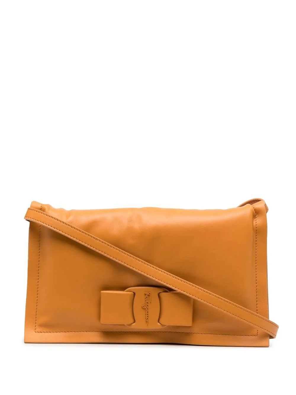 Ferragamo ヴァラリボン ショルダーバッグ - オレンジ Ferragamo ヴァラリボン ショルダーバッグ - オレンジ