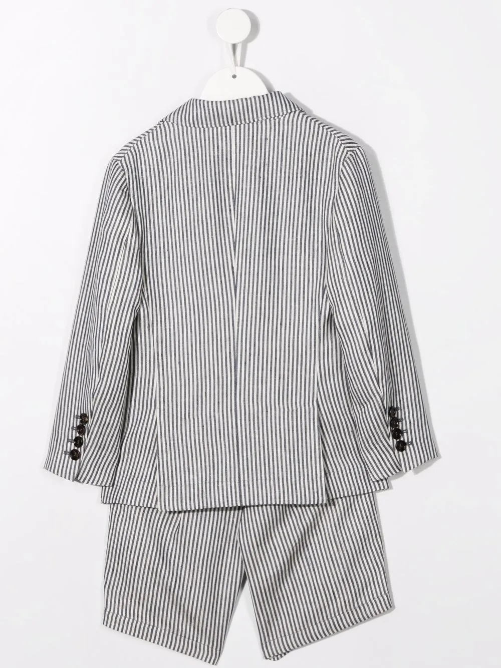 Brunello Cucinelli Kids Pak met krijtstreep - Blauw