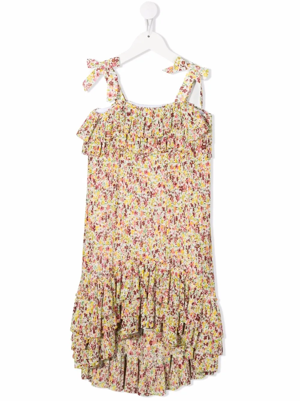 

Philosophy Di Lorenzo Serafini Kids vestido de verano con estampado floral - Amarillo