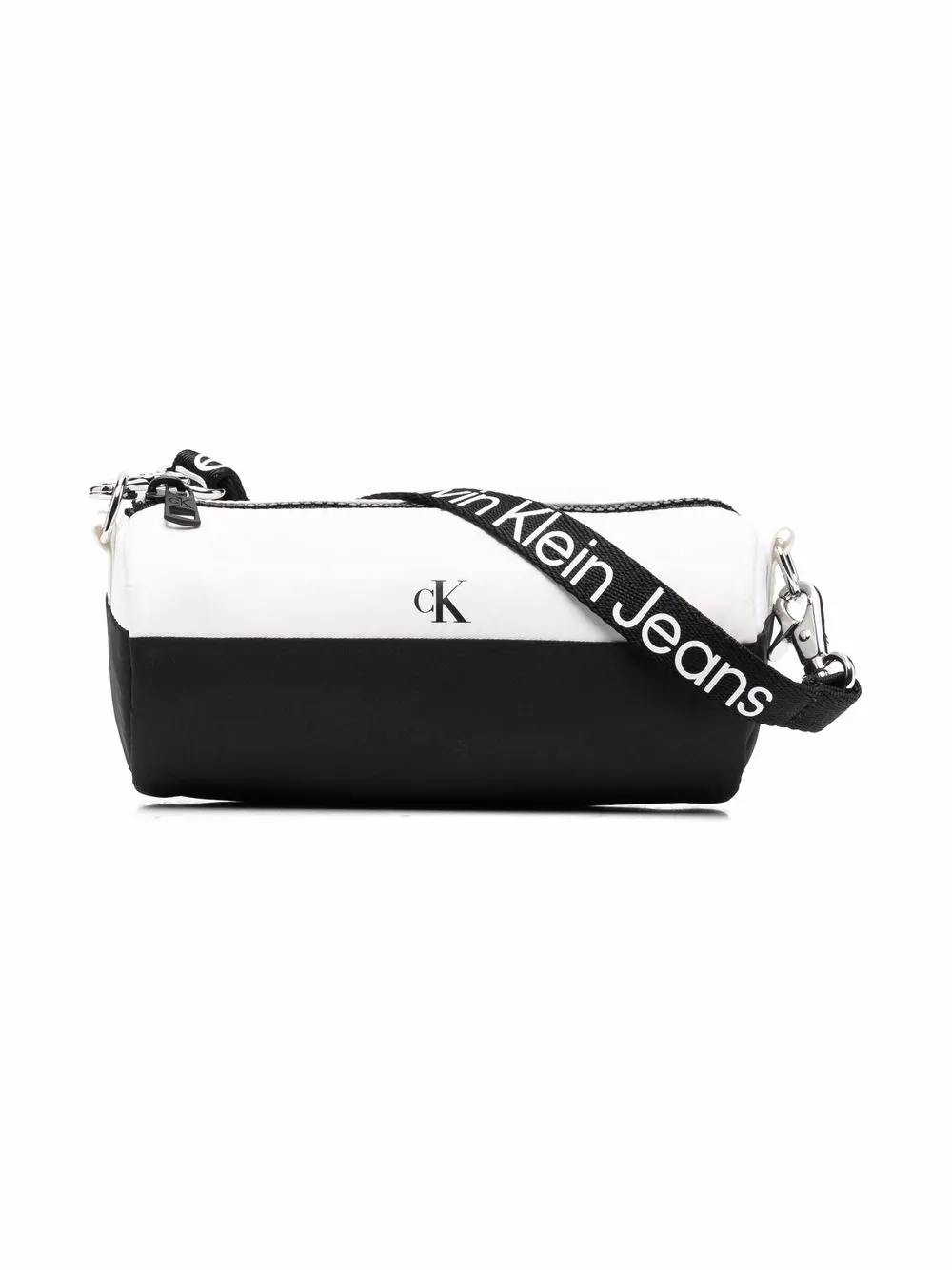 

Calvin Klein Kids logo stripe bag - Black