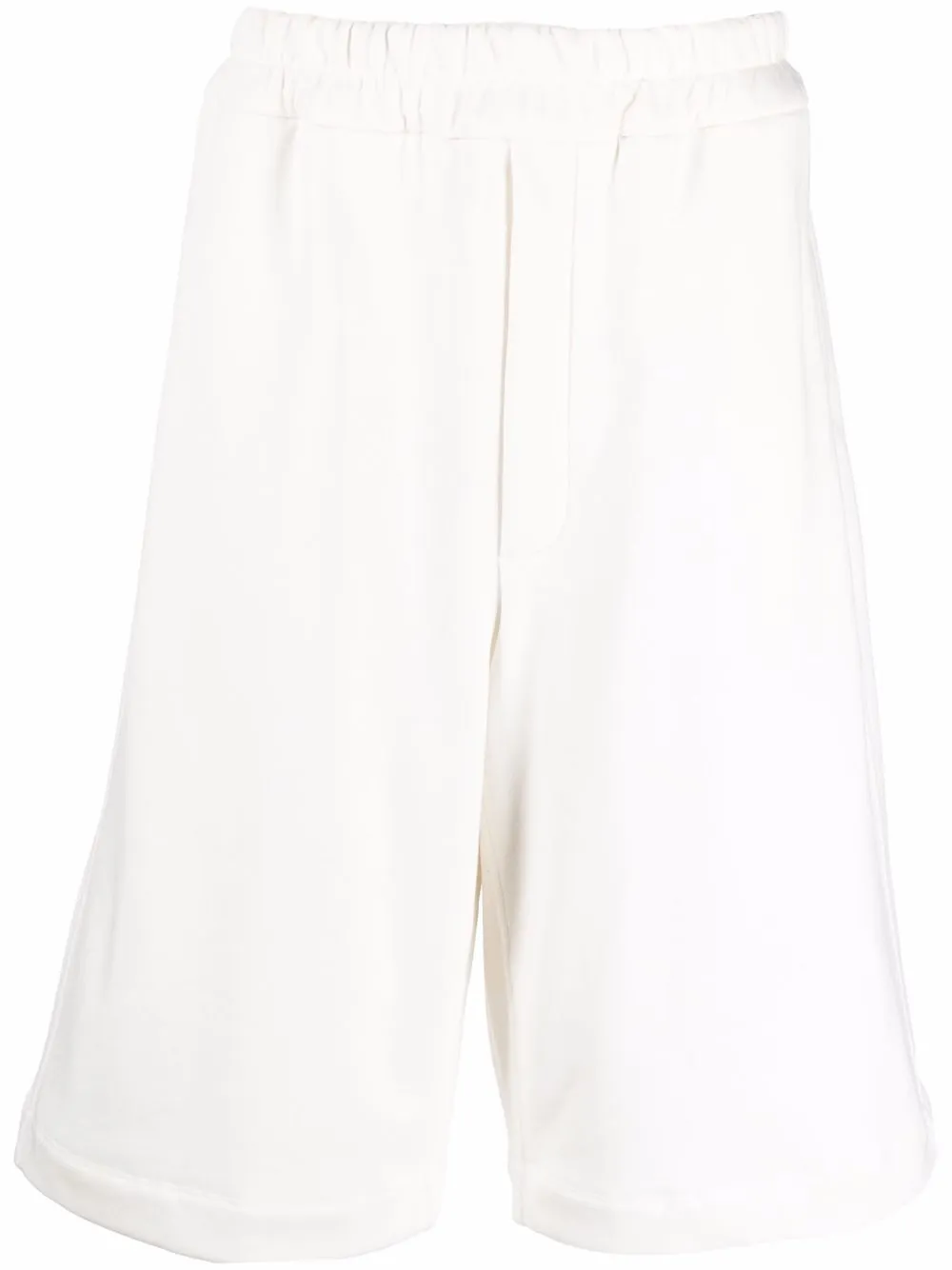 

Jil Sander knee-length track shorts - White