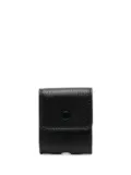 Maison Margiela pebbled-texture earphones case - Black