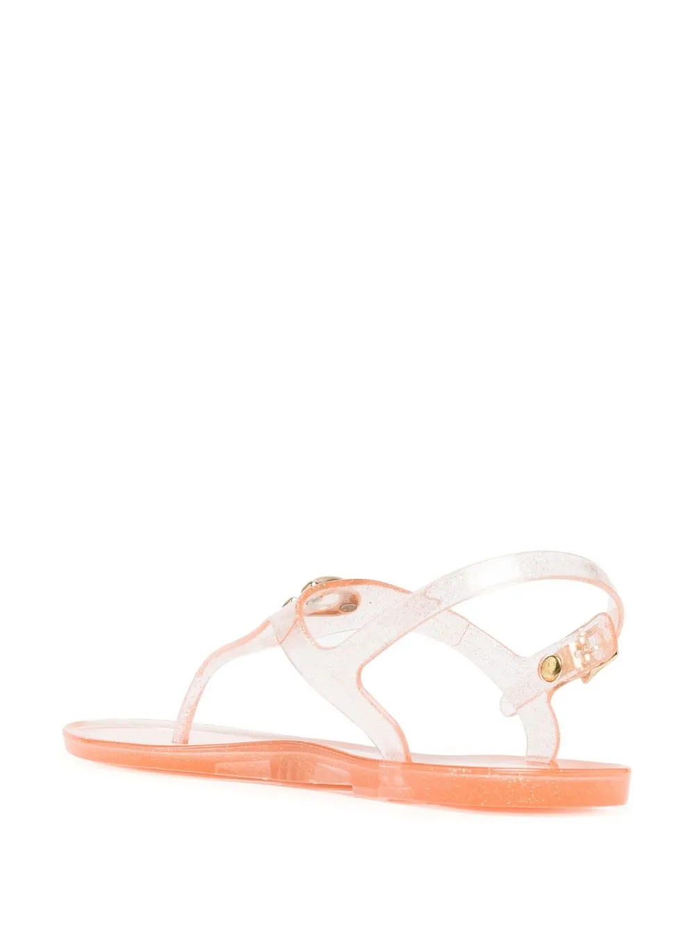 coach tea rose jelly sandals