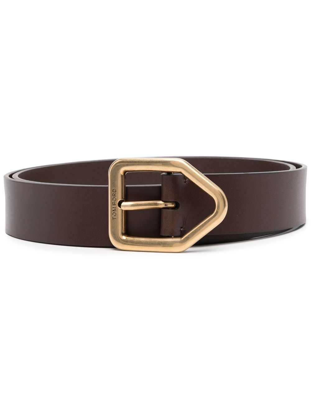 Image 1 of TOM FORD logo-engraved buckle belt