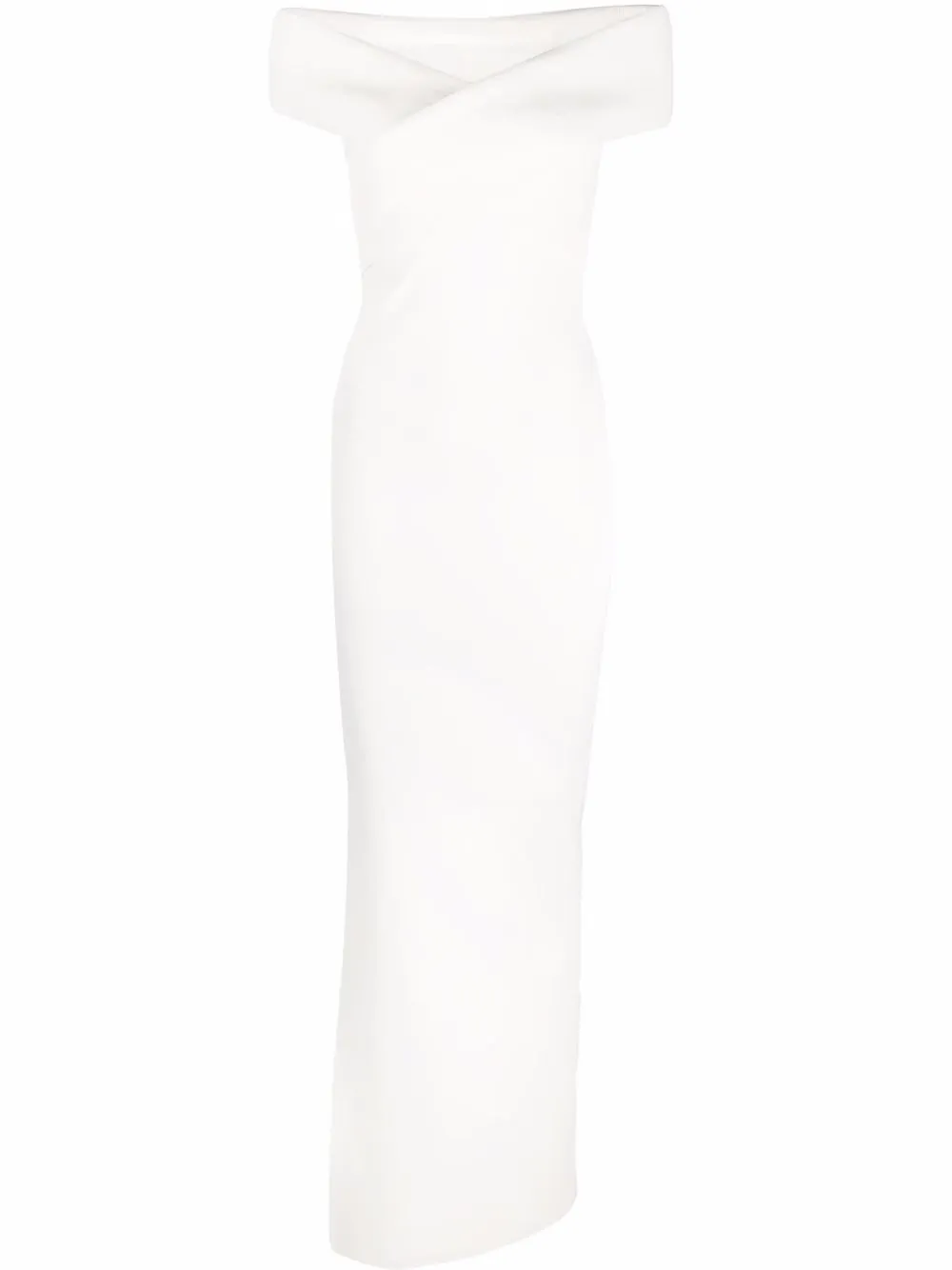 

Solace London Adina off-shoulder maxi dress - White