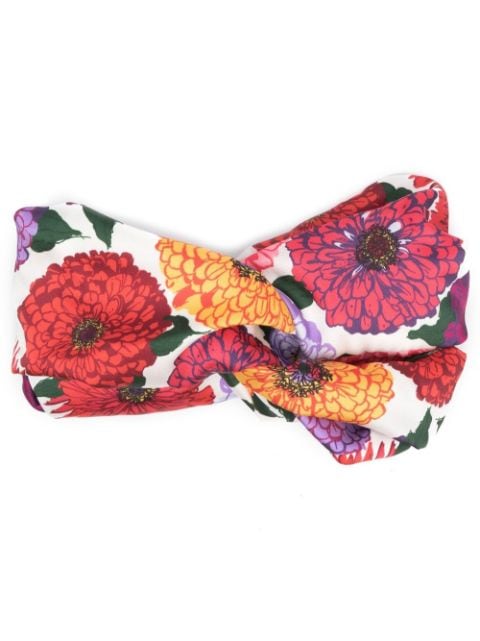 La DoubleJ floral-print headband