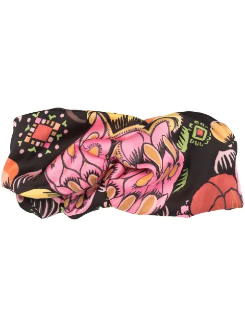 La DoubleJ Pinup grapghic-print headband