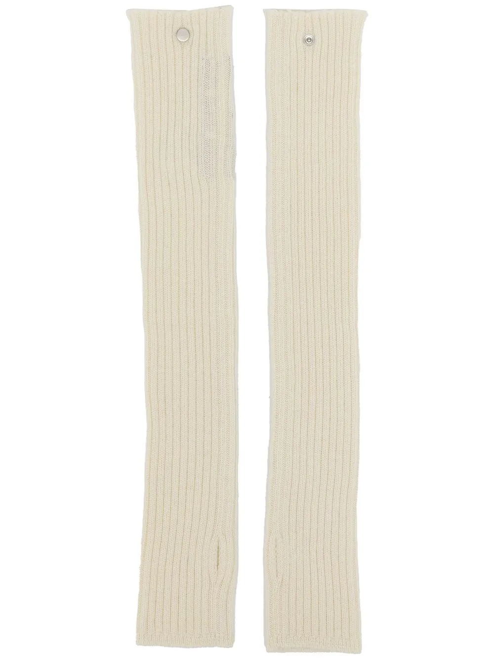 

Rick Owens chunky-ribbed knit sleeves - Neutrals