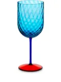 Dolce & Gabbana hand-blown Murano red wine glass - Blue