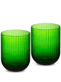 Dolce & Gabbana hand-blown Murano glasses (set of 2) - Green