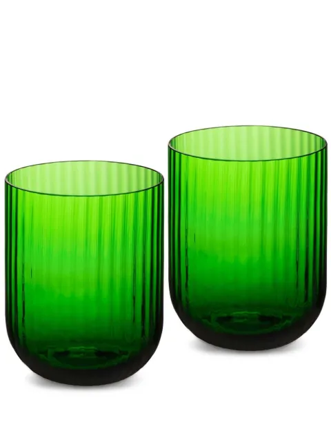 Dolce & Gabbana hand-blown Murano glasses (set of 2)