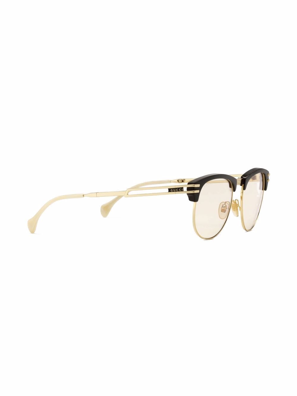 Gucci Eyewear Zonnebril met vierkant montuur - Zwart