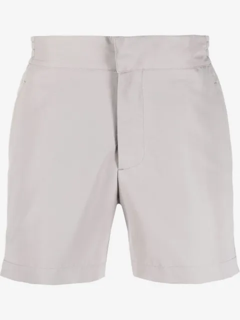 Frescobol Carioca straight-leg swim shorts