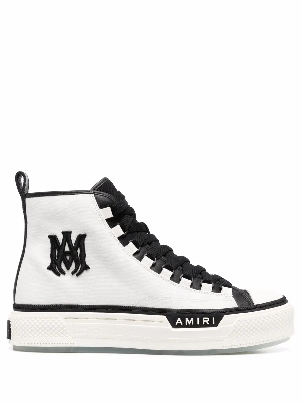 logo-embroidered high-top sneakers