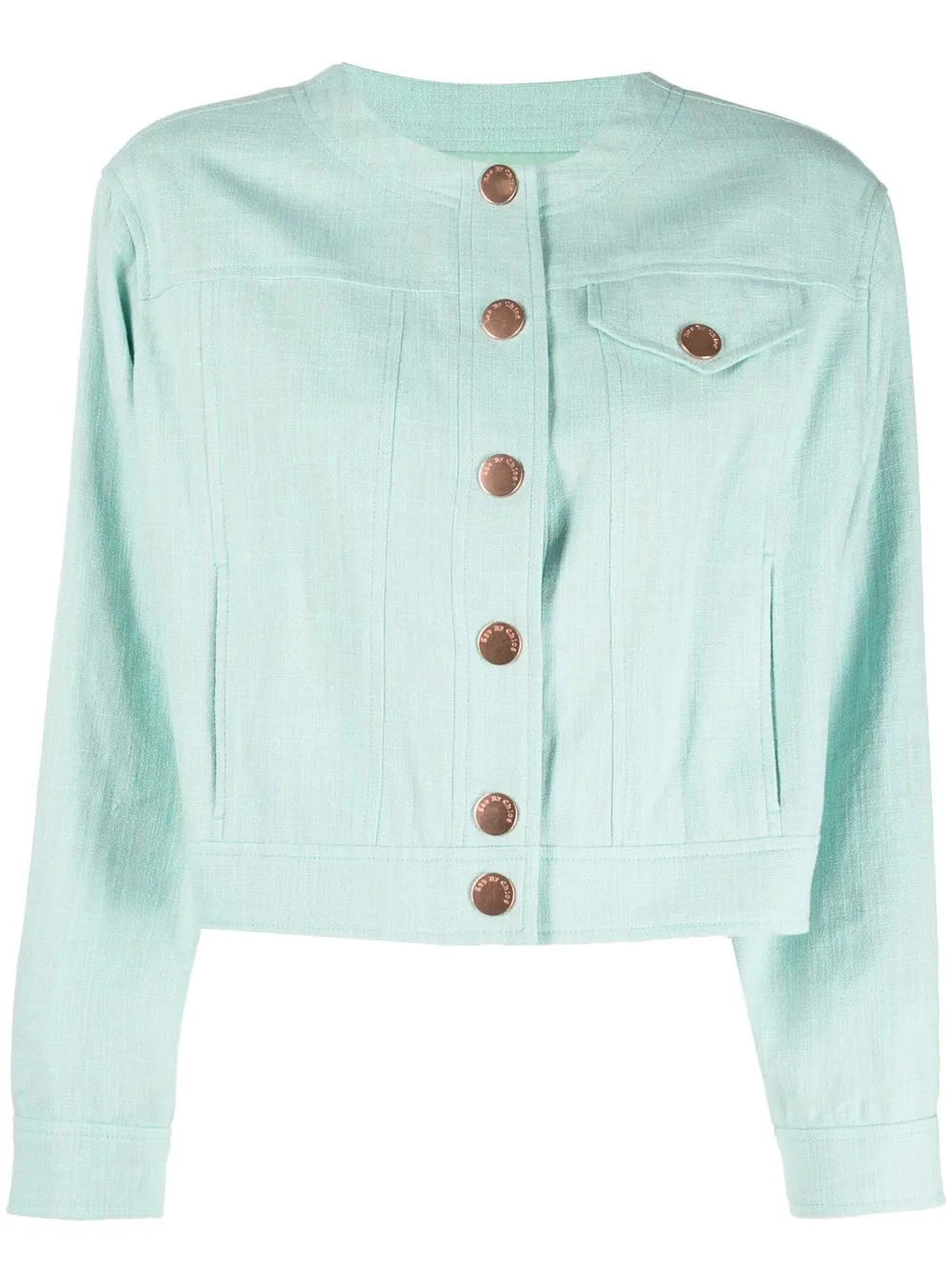 

See by Chloé cropped single-breasted jacket - Green