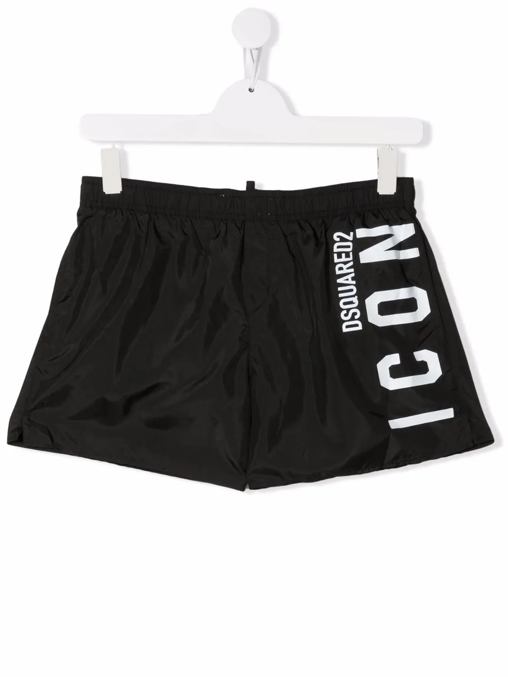 

Dsquared2 Kids TEEN logo-print swim shorts - Black