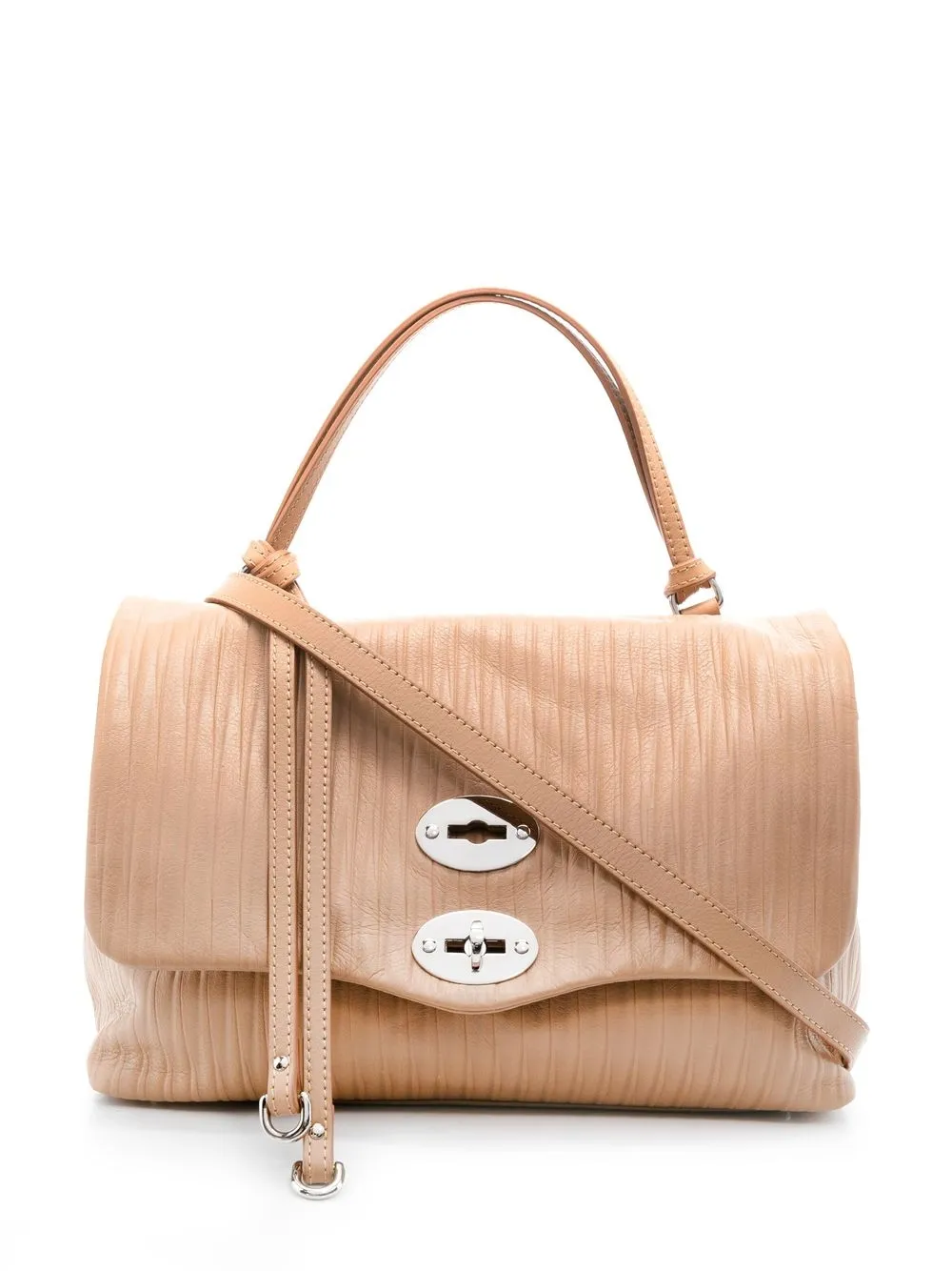 

Zanellato Postina pleated tote bag - Neutrals