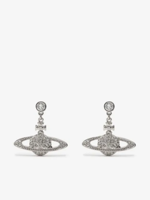 Vivienne Westwood crystal orb earrings