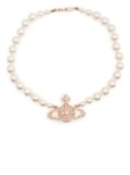 Vivienne Westwood orb charm necklace - White