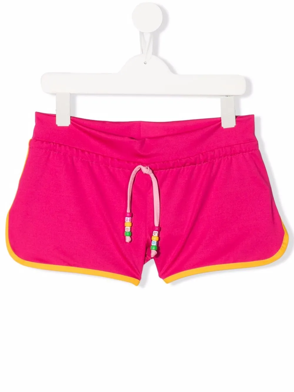 

MC2 Saint Barth Kids shorts con cordón en la pretina - Rosado