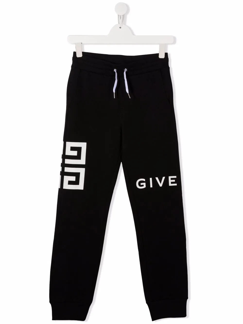 

Givenchy Kids logo-print track pants - Black