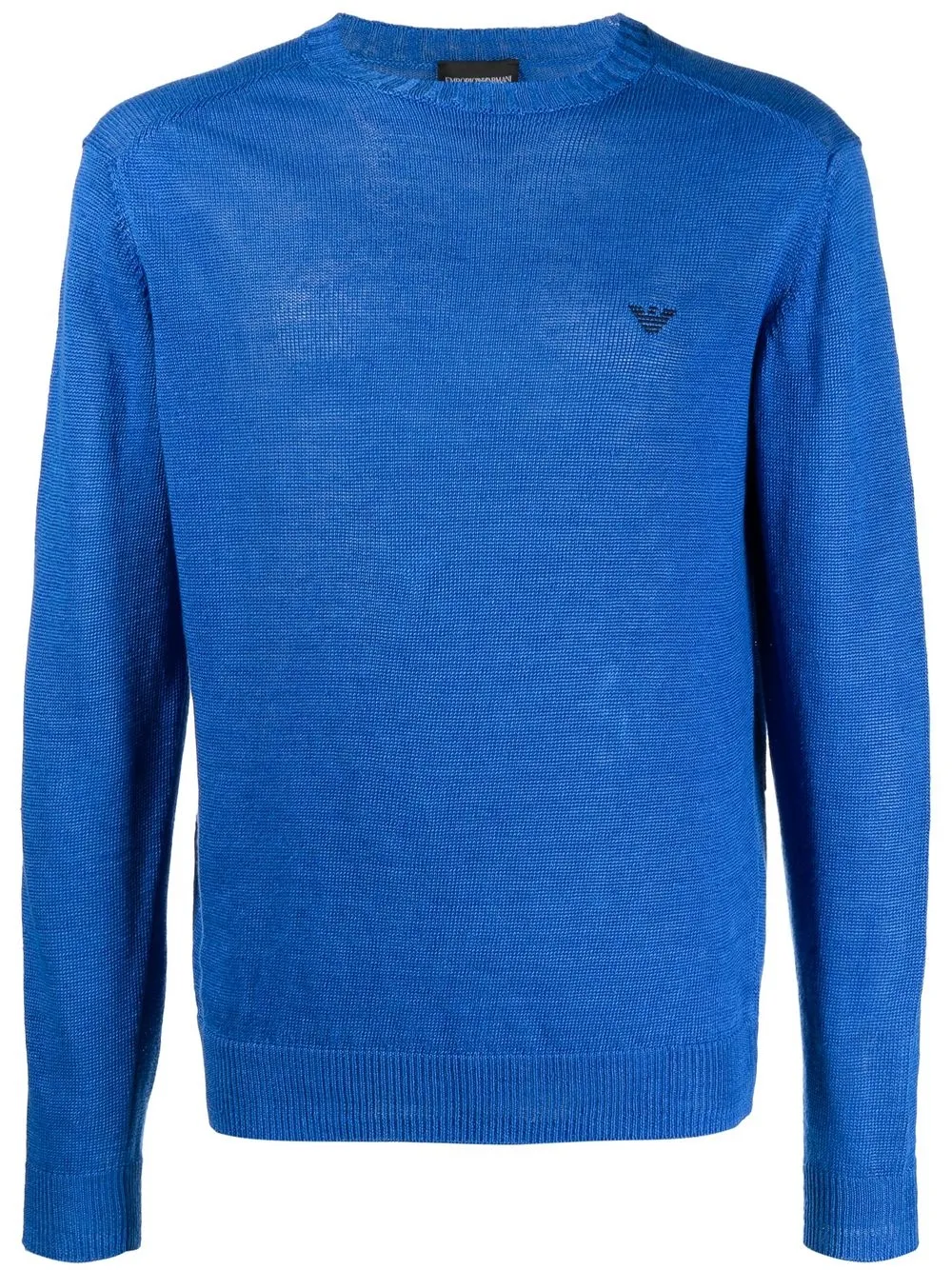 

Emporio Armani sudadera con logo bordado - Azul