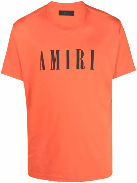 amiri logo印花t恤