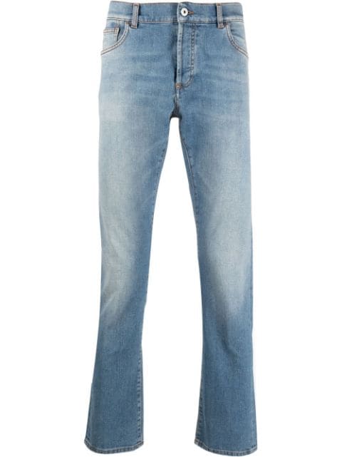 Marcelo Burlon County of Milan mid-rise straight-leg jeans