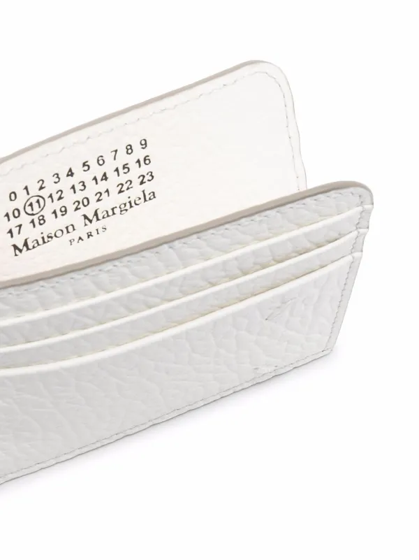 ★Maison Margiela Four Stitch Card Holder White★ Maison Margiela four-stitch Leather Card Holder | White