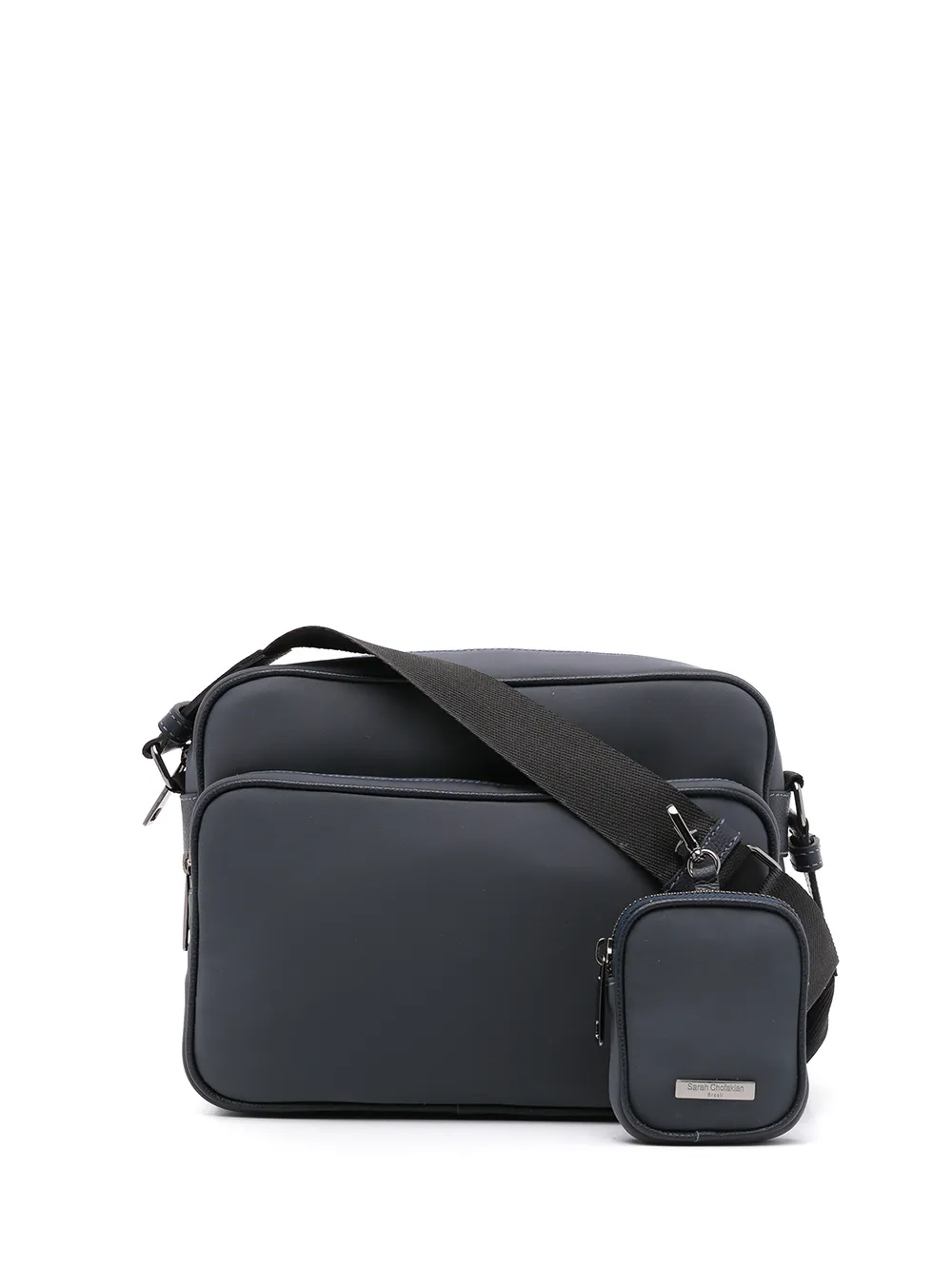 

Sarah Chofakian Yosemite leather crossbody bag - Blue