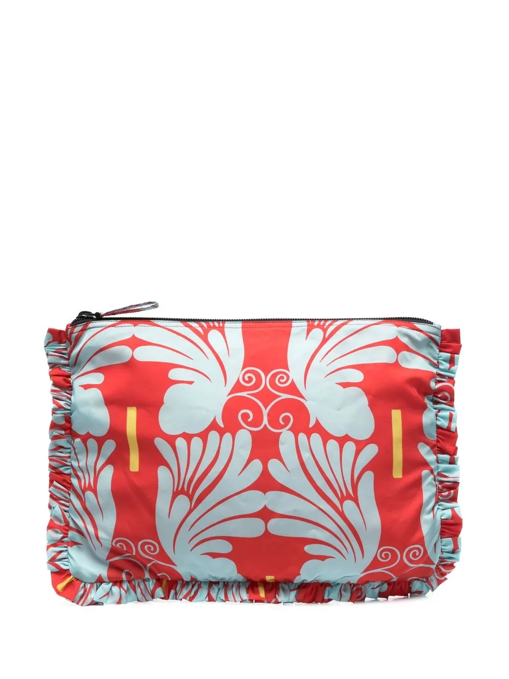 

La DoubleJ bolsa de mano con motivo floral - Rojo