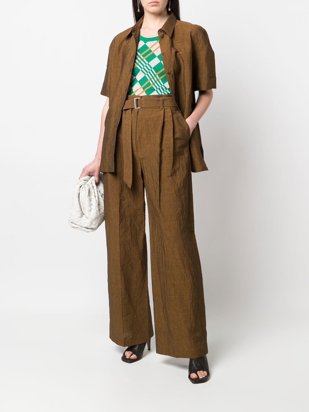 Christian Wijnants Parouze Belted wide-leg Trousers - Farfetch