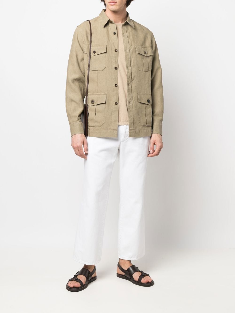 Boglioli button-up Safari Jacket - Farfetch