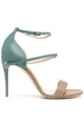 Jennifer Chamandi Ankle Strap High Sandal - Blue