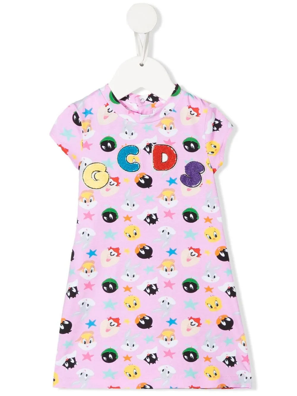 

Gcds Kids Looney Tunes-motif cotton dress - Pink