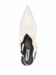 Jil Sander leather slingback mules