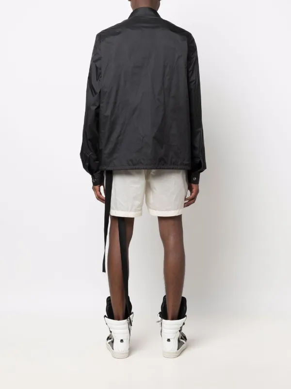 Rick Owens DRKSHDW logo-print Snap Front Jacket - Farfetch