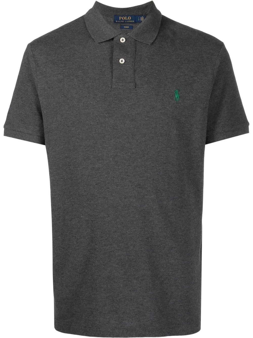 

Polo Ralph Lauren logo-embroidered cotton polo shirt - Grey