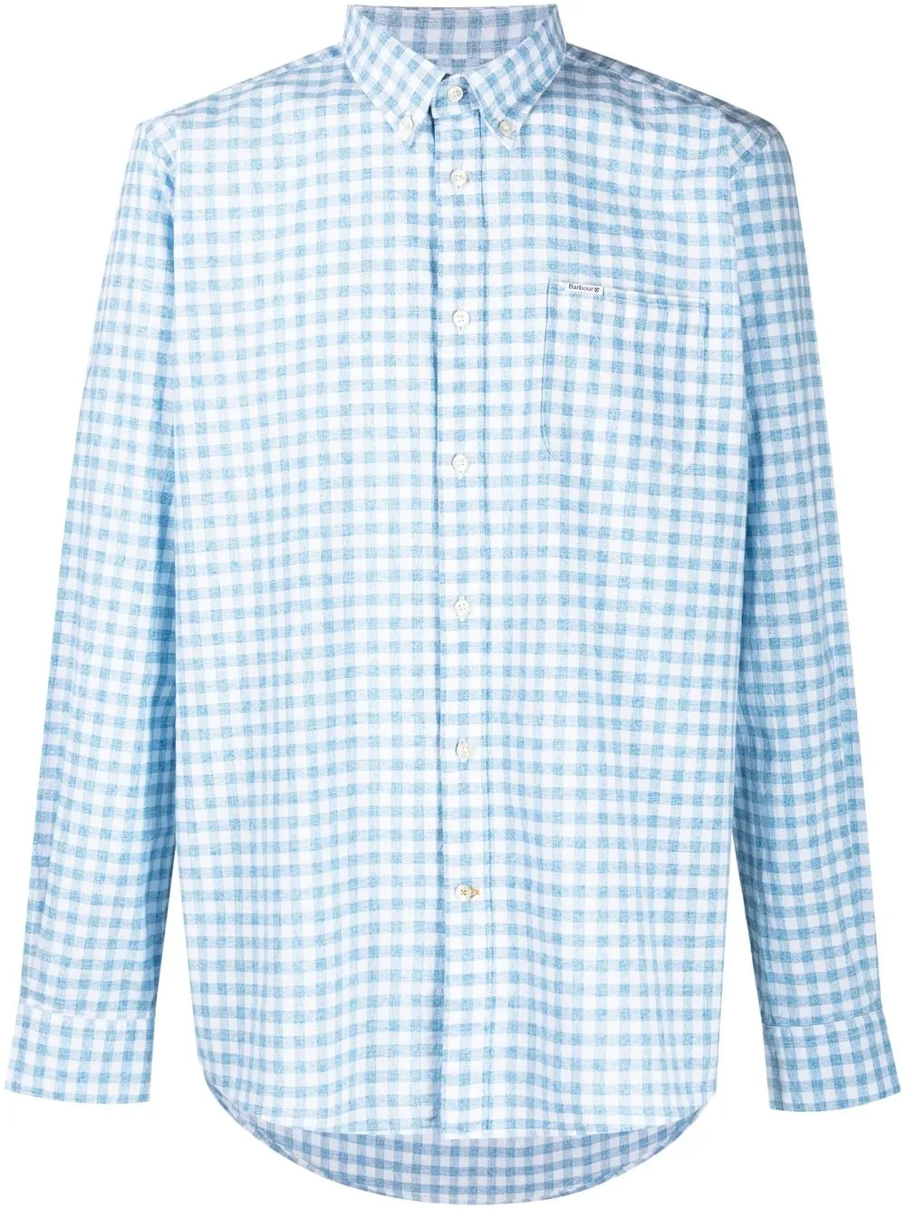 

Barbour gingham button-down shirt - Blue