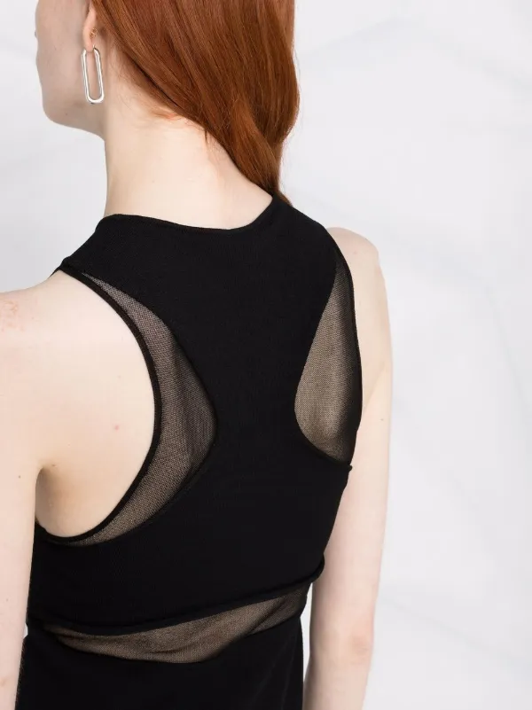 Stella McCartney sheer-panel Bodycon 