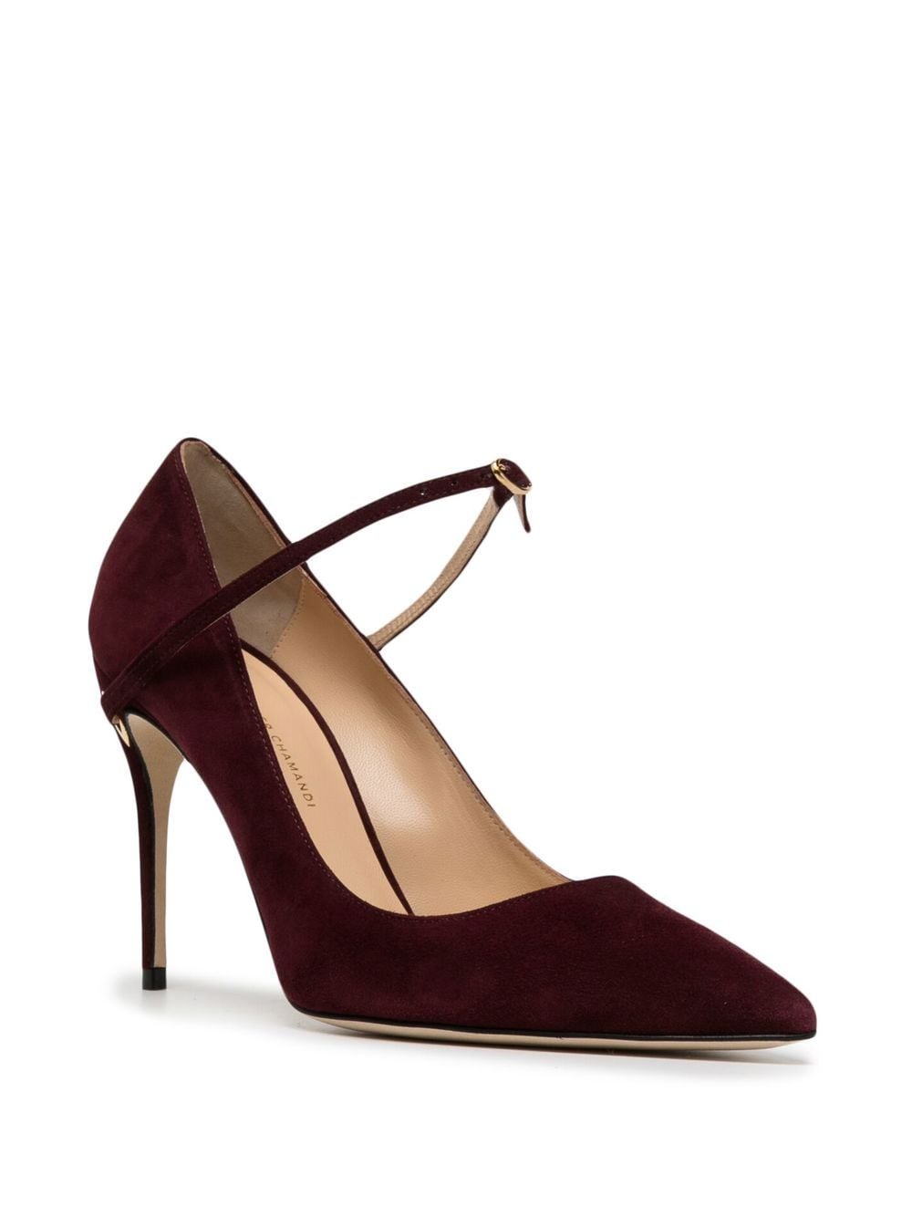 Jennifer Chamandi Lorenzo pumps met hak - Paars